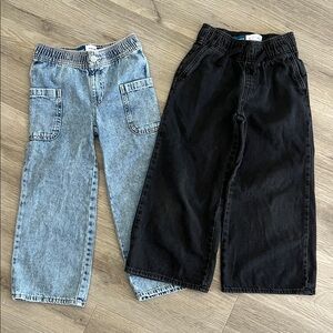 Old Navy Kids Blue and Black Jeans Set